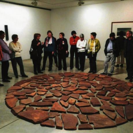 Les membres de l'association au Musée de Grenoble