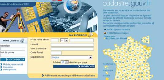 site du cadastre