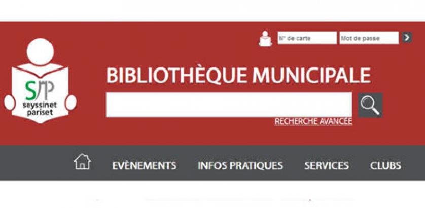 Nouveau visuel du portail de la bibliothèque